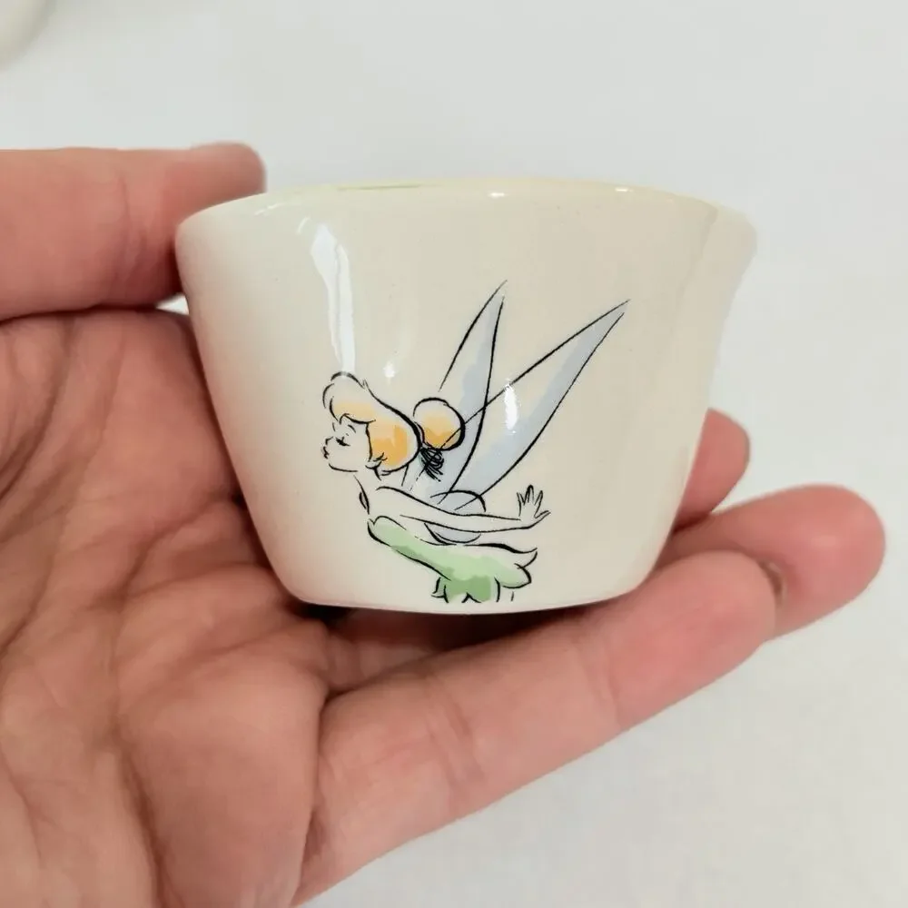 Rae Dunn Tinkerbell Measuring Cups Set Of 4 Disney's Peter Pan Collection
